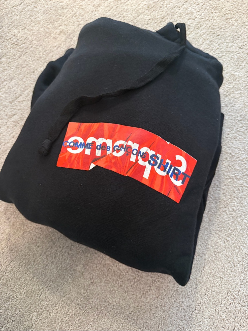 COMME des GARÇONS CDG x  supreme Box logo Hoodie sz M men’s